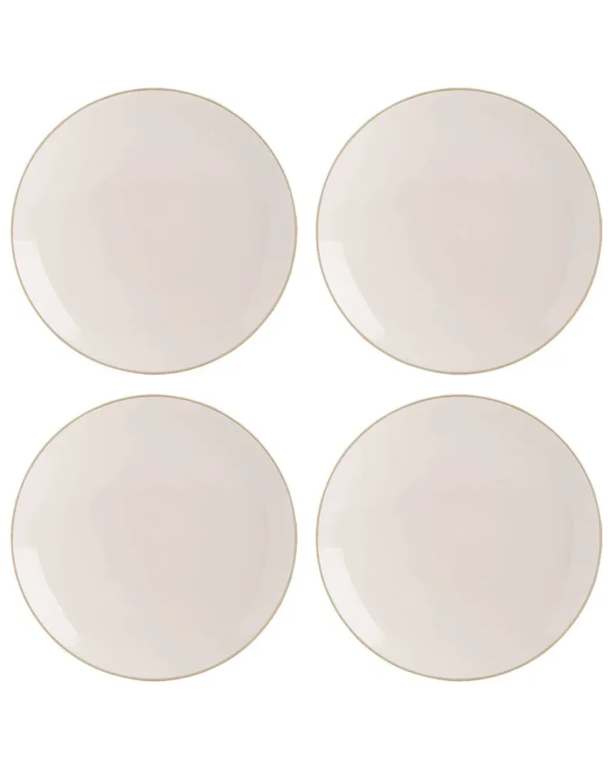 Trianna Set of 4 Coupe Dinner Plates - Blush, Porcelain