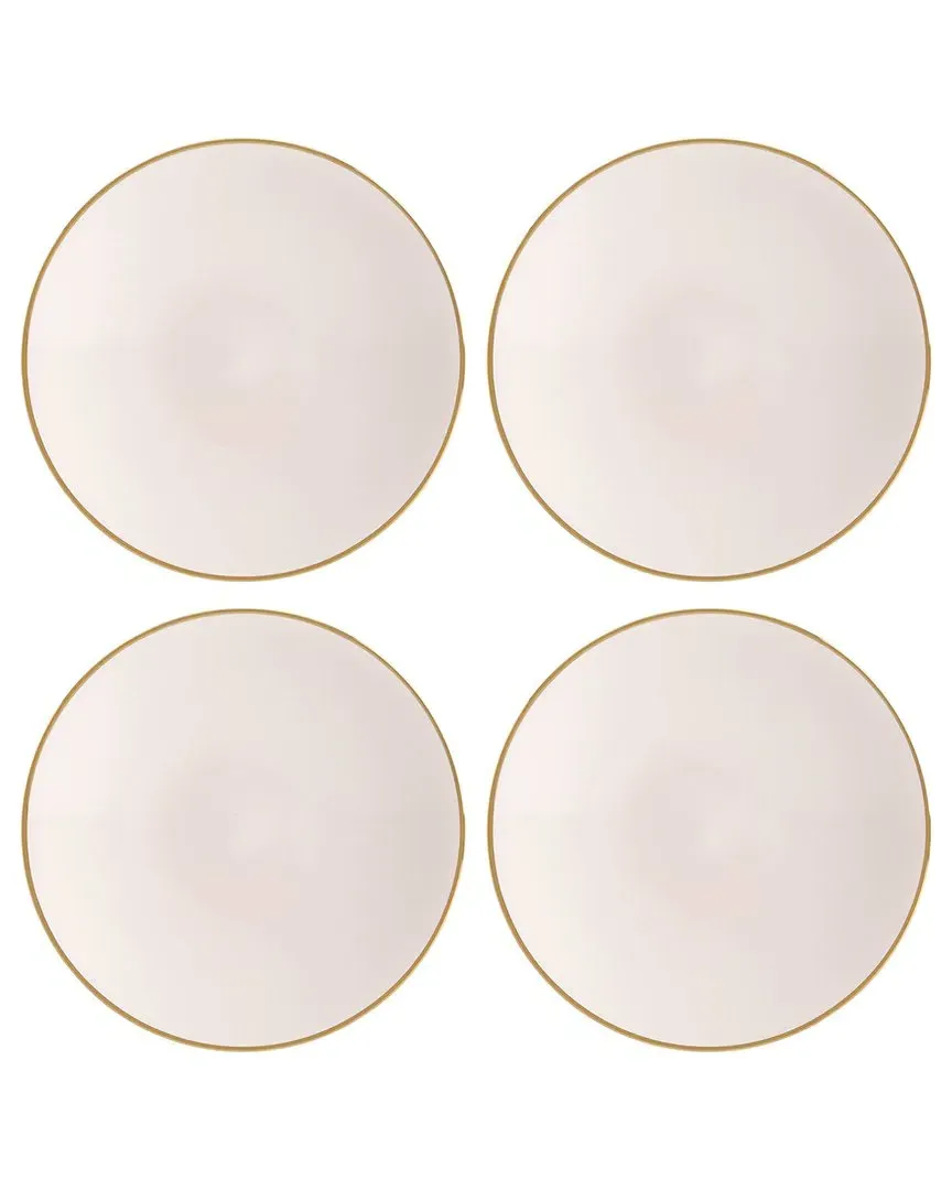 Trianna Set of 4 Coupe Salad Plates - Blush, Porcelain image