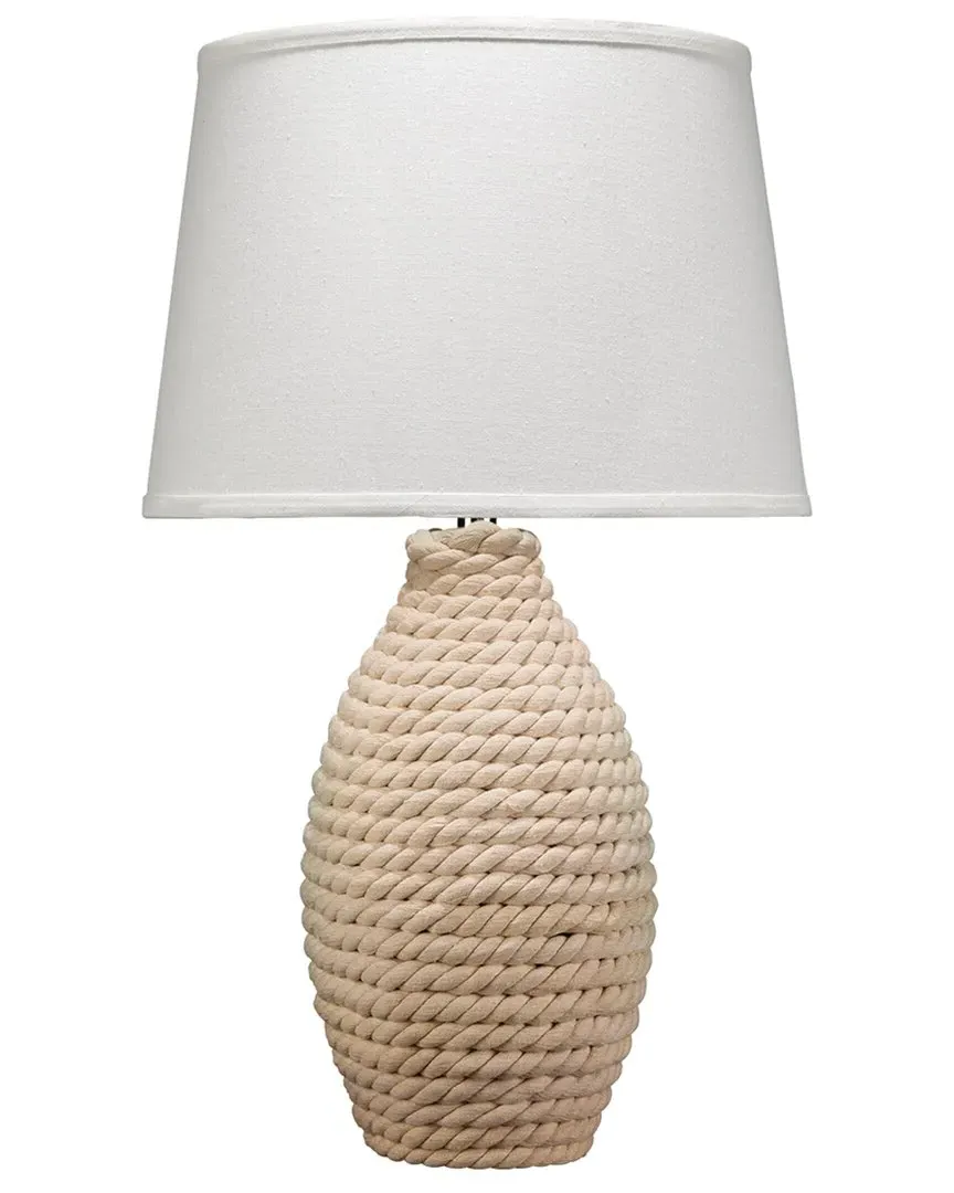 Hewson Rope Table Lamp - White, Rope