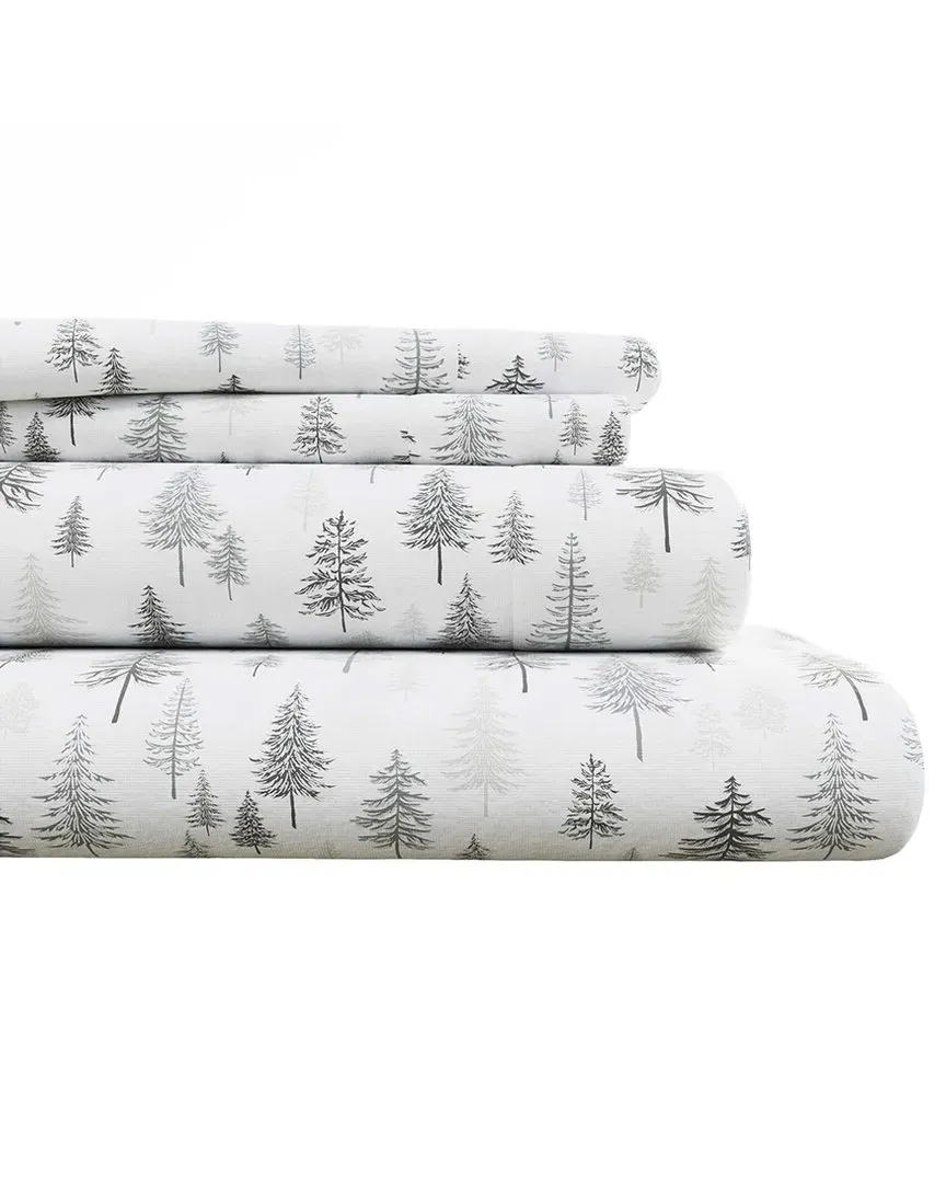 Lodge Turkish Cotton Flannel Sheet Set - Truck Print