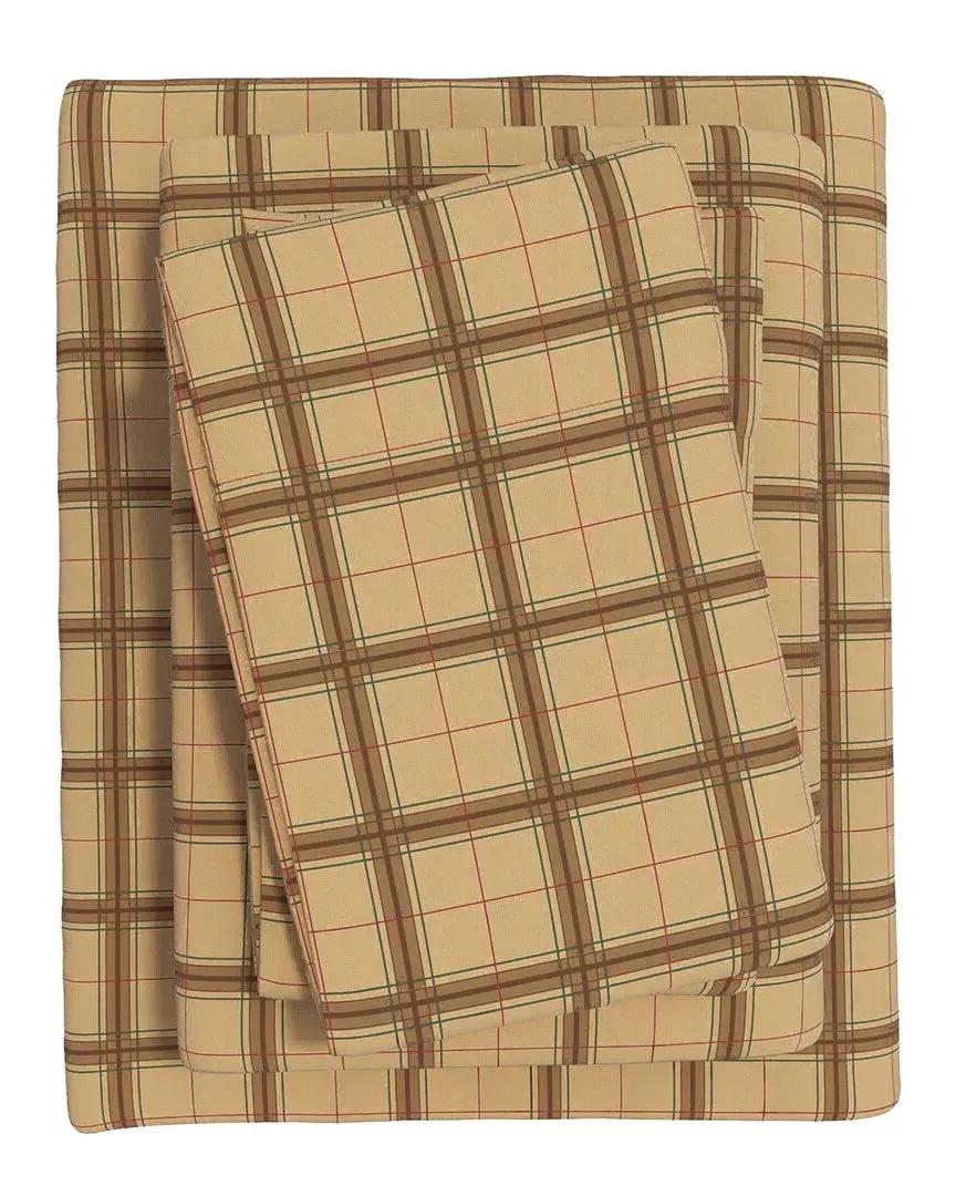 Plaids & Stripes Flannel Sheet Set - Block Plaid Multi, Cotton