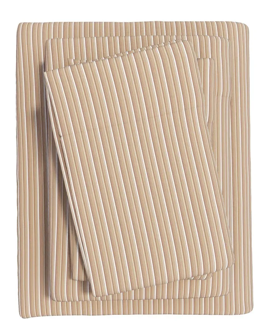 Plaids & Stripes Flannel Sheet Set - Tonal Stripe, Cotton image