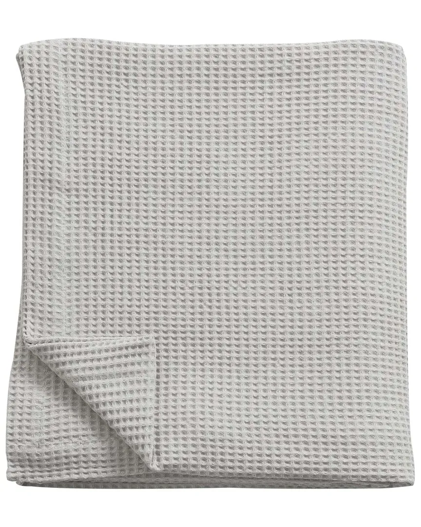Waffle Weave Cotton Blanket - Light Grey