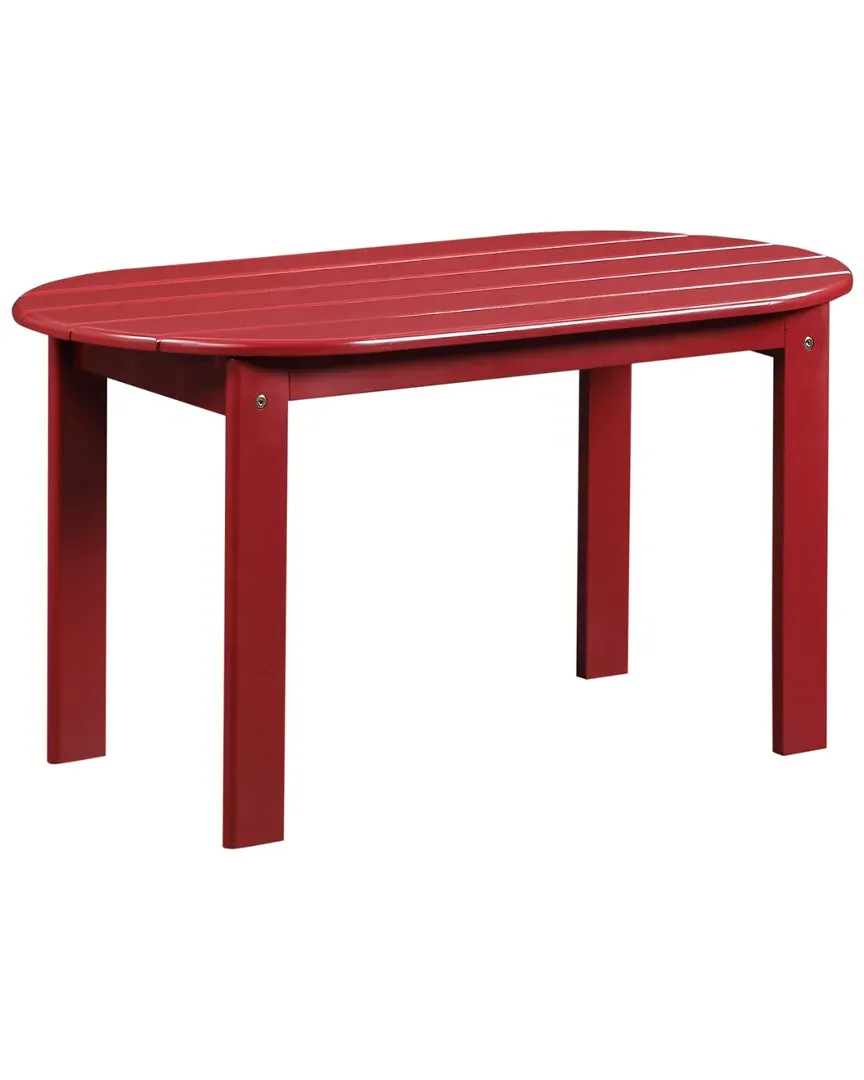 Adirondack Coffee Table - Red, Acacia image