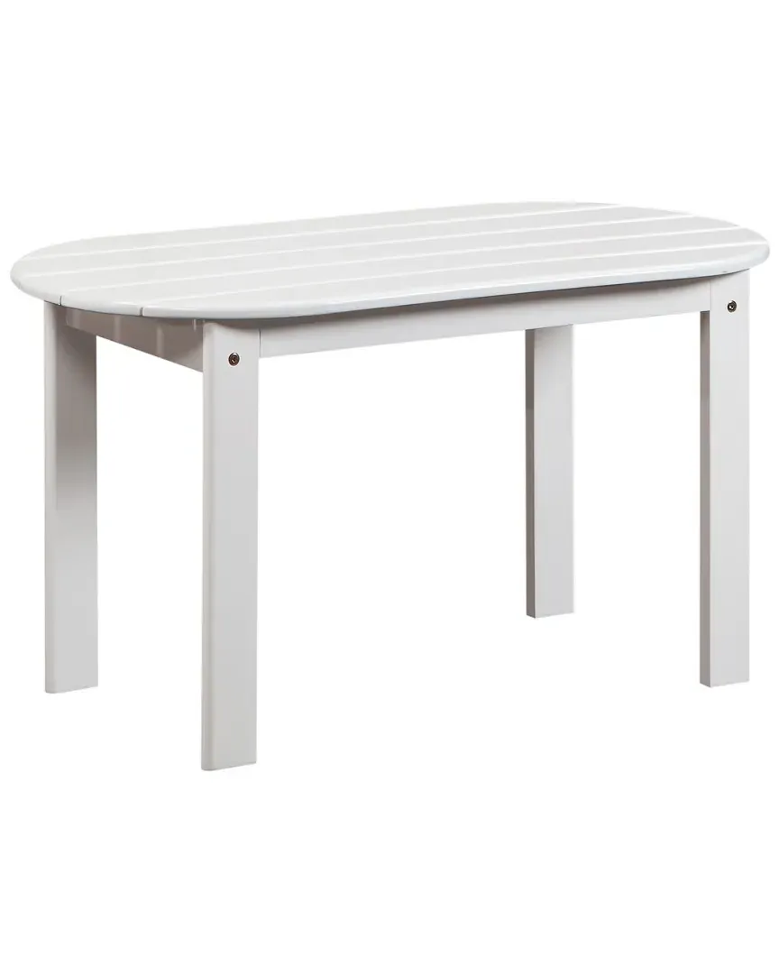 Adirondack Coffee Table - White, Acacia