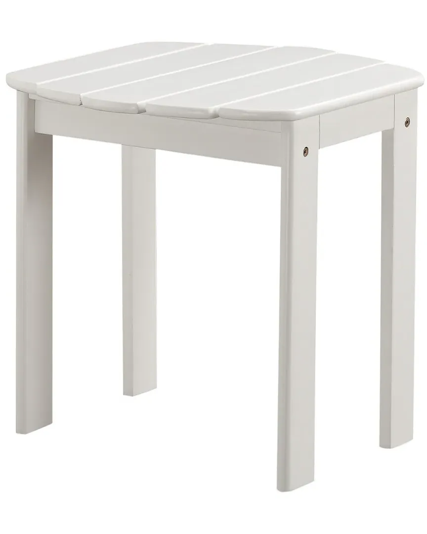 Adirondack End Table - White, Acacia image