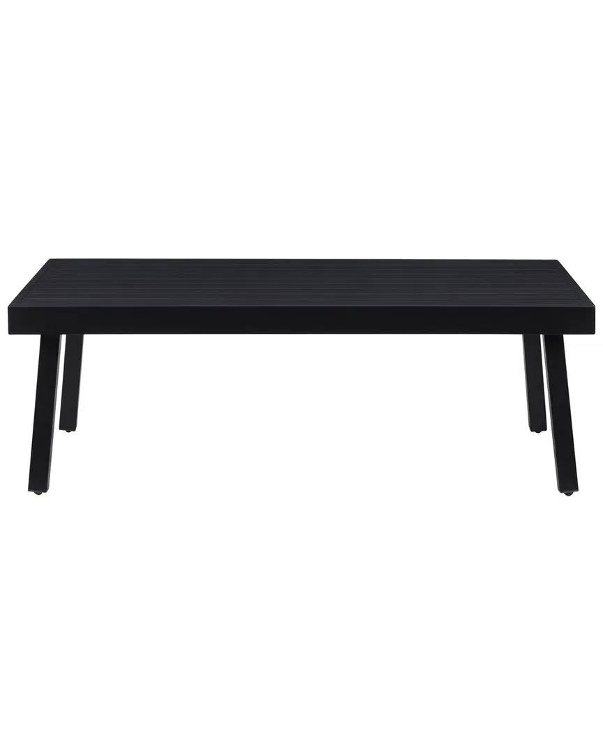 Alora Outdoor Coffee Table - Black, Aluminum image