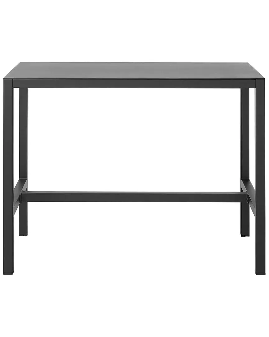 Alora Outdoor Tavern Table - Black, Aluminum