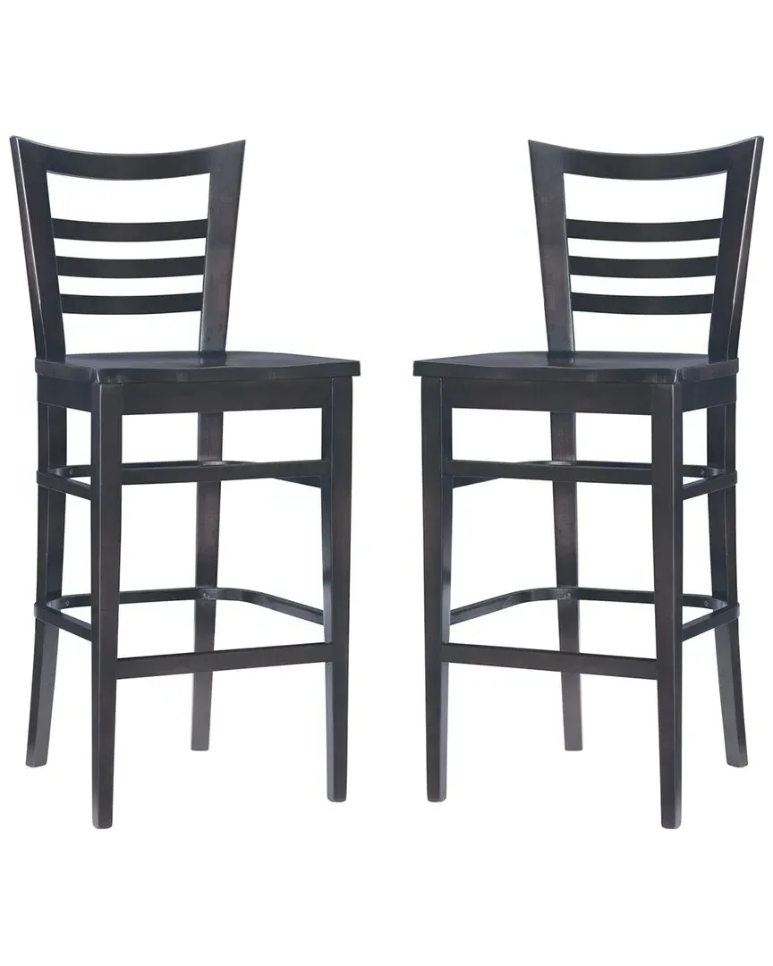 Blairmont Set of 2 Bar Stools - Brown, Beechwood image