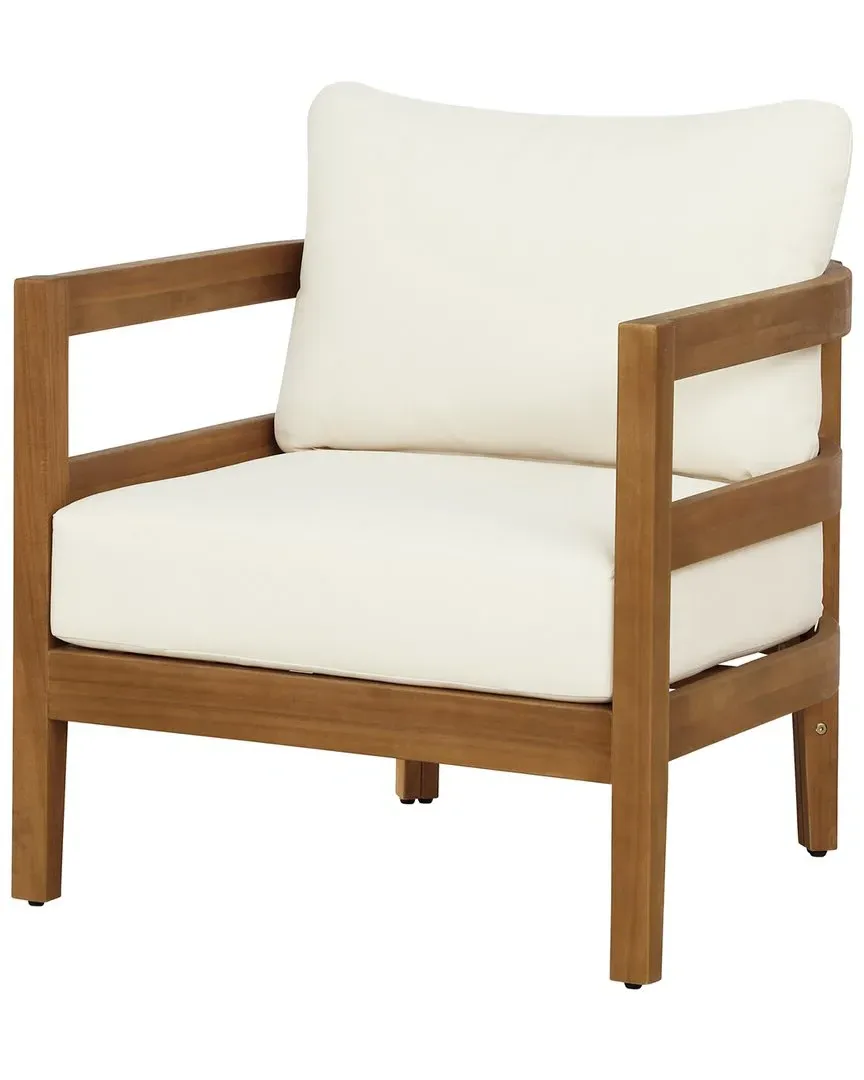 Breton Outdoor Club Chair - Brown, Acacia image