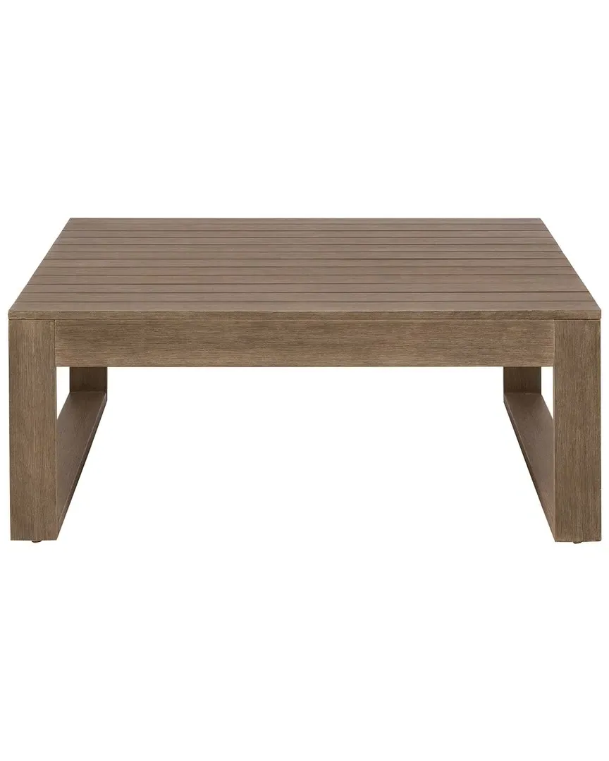 Brinley Square Outdoor Coffee Table - Natural, Eucalyptus