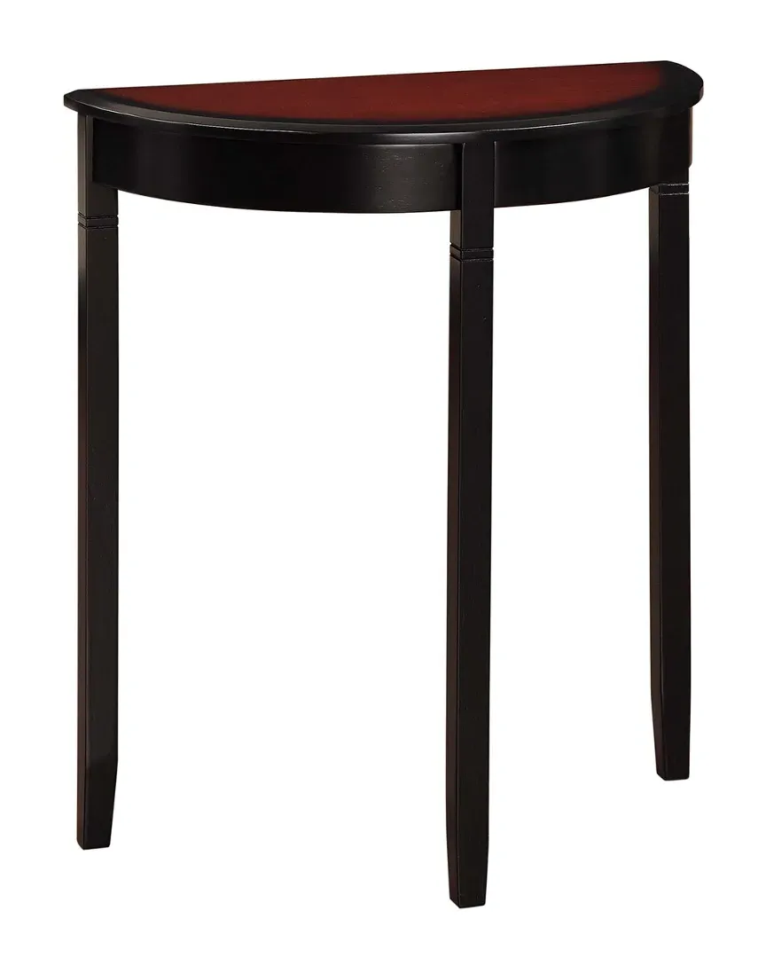 Camden Demi Lune Console Table - Black Cherry image