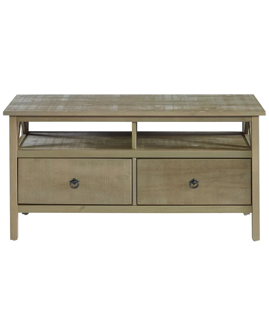 Candler TV Stand with Storage - Driftwood