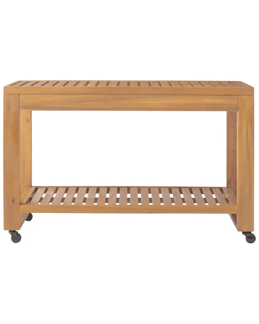 Cannon Outdoor Kitchen Island - Natural, Teak