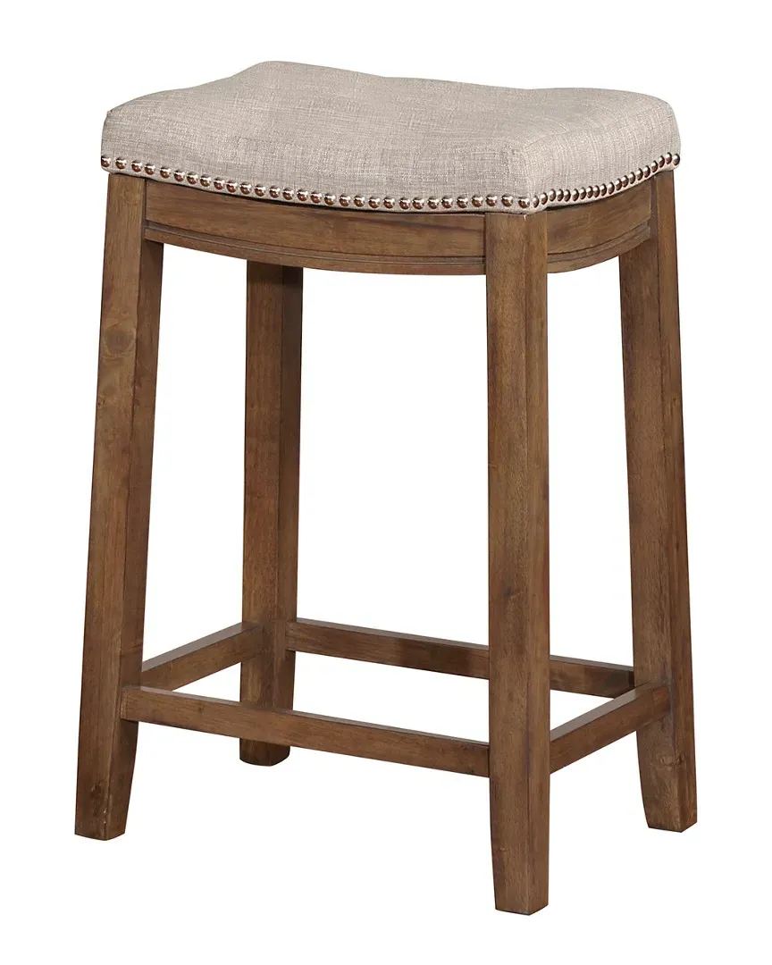 Claridge Backless Bar Stool - Rustic, Wood image