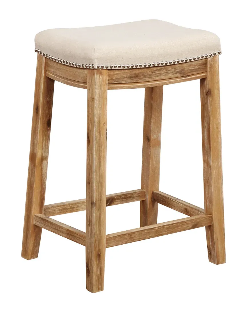 Claridge Counter Stool - Acacia Brown, Rubberwood