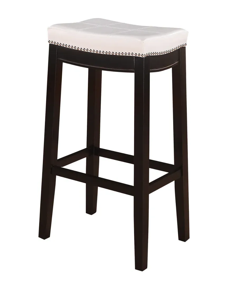 Claridge Patches Bar Stool - Dark Brown, Hardwood image