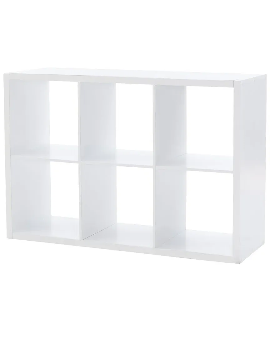 Cody 6 Cubby Storage Unit - White image