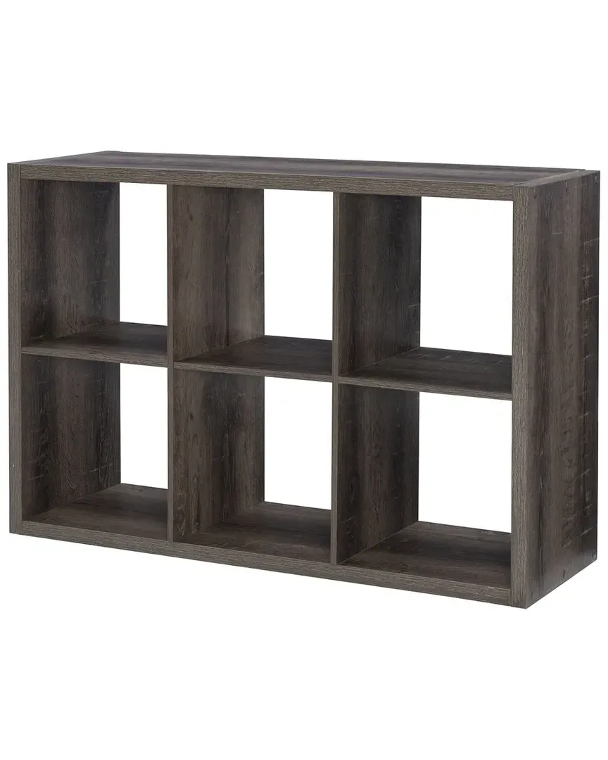 Cody Six Cube Storage Cabinet - Grey image