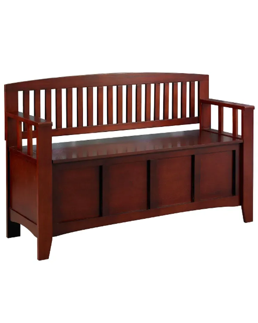 Cynthia Storage Bench - Walnut