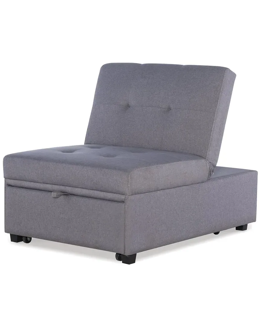 Dozer Convertible Sofa Chair - Grey, Fabric
