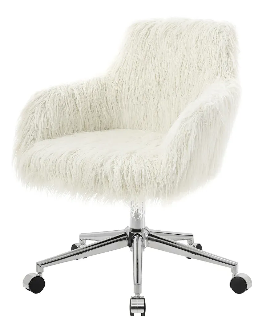 Fiona Office Chair - Silver Chrome