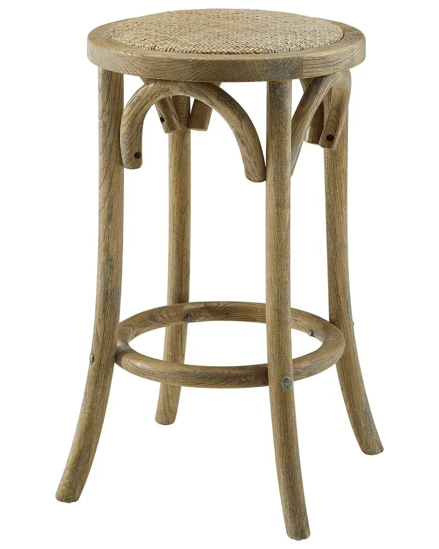 Hyde Backless Counter Stool - Brown, Wood