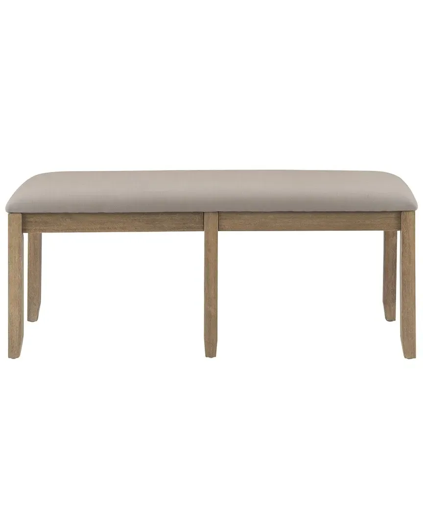 Jordan Backless Dining Bench - Grey Wash, Acacia