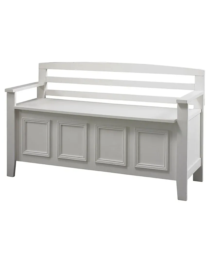 Laredo Storage Bench - White image