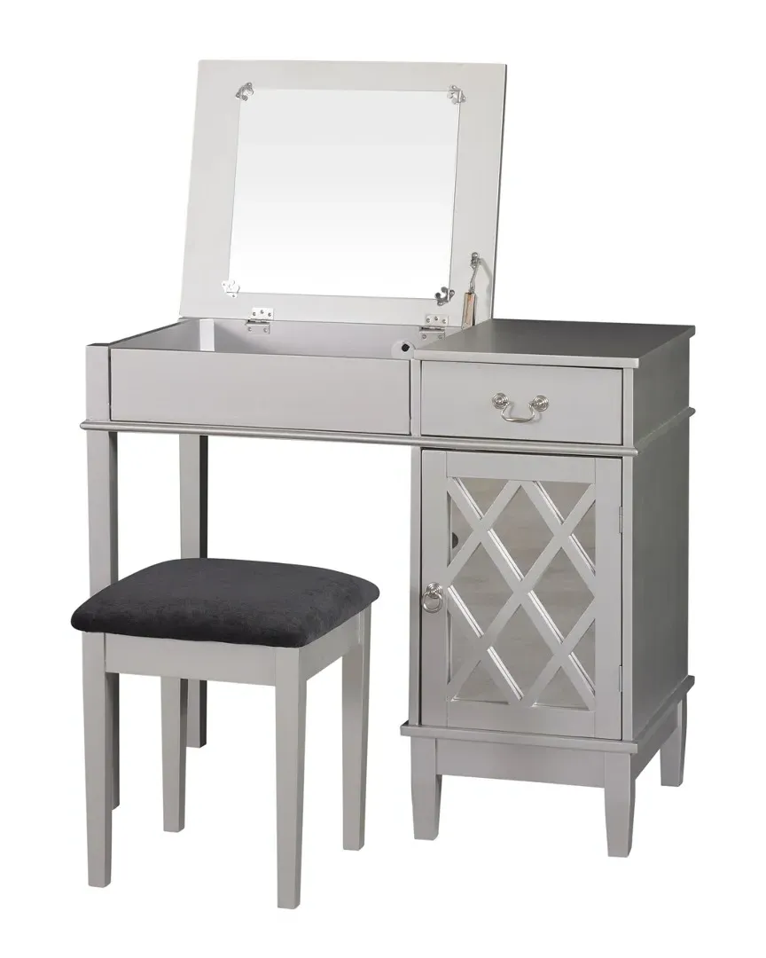 Lattice Vanity Set - Silver image