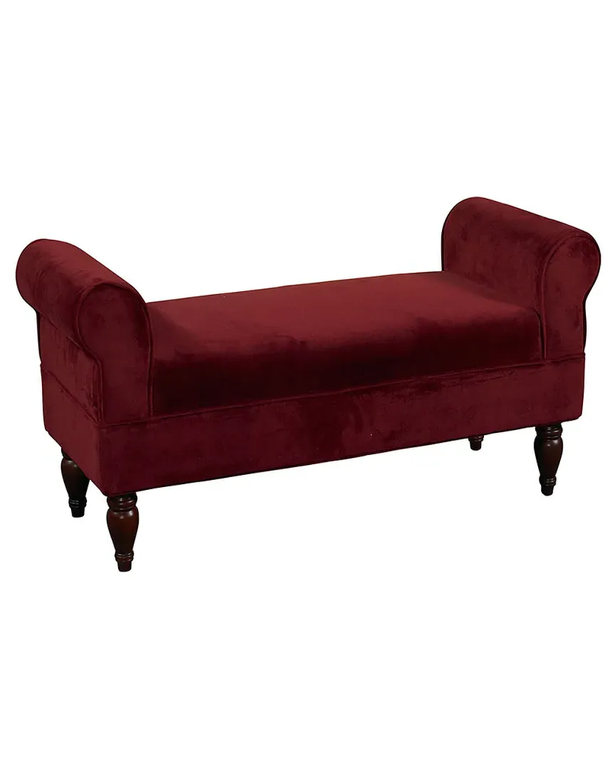 Lillian Bench - Berry Red, Fabric image