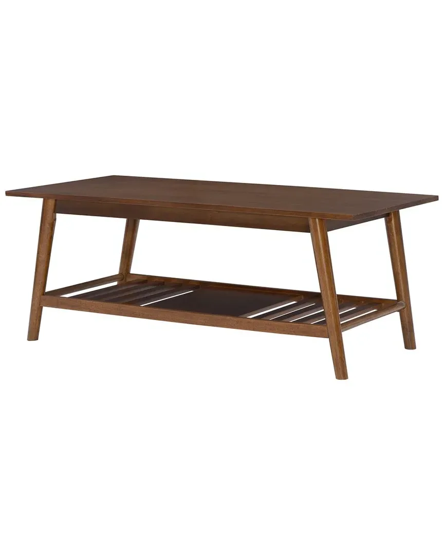 Linon Cosgrove Coffee Table - Brown, Birch Veneer image