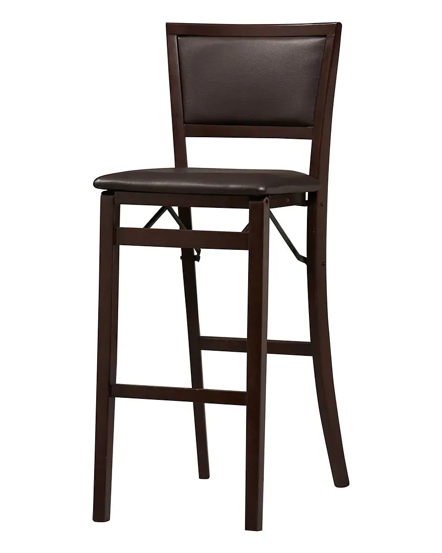 Linon Keira Folding Bar Stool - Red image