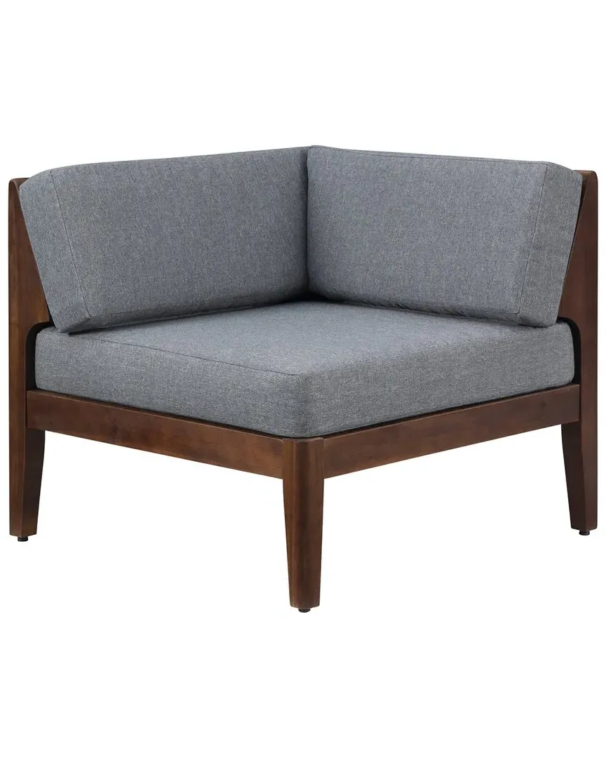 Linon Summerlyn Corner Chair - Brown, Acacia image