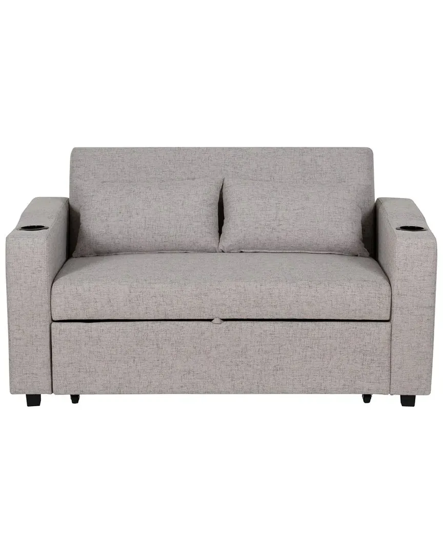 Loren Sofa Bed with Storage - Grey image
