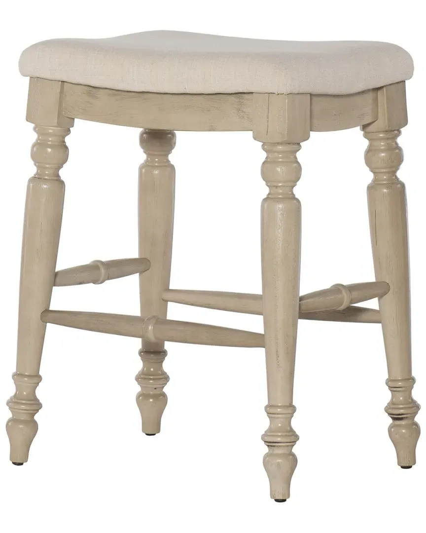 Marino Backless Counter Stool - White Wash