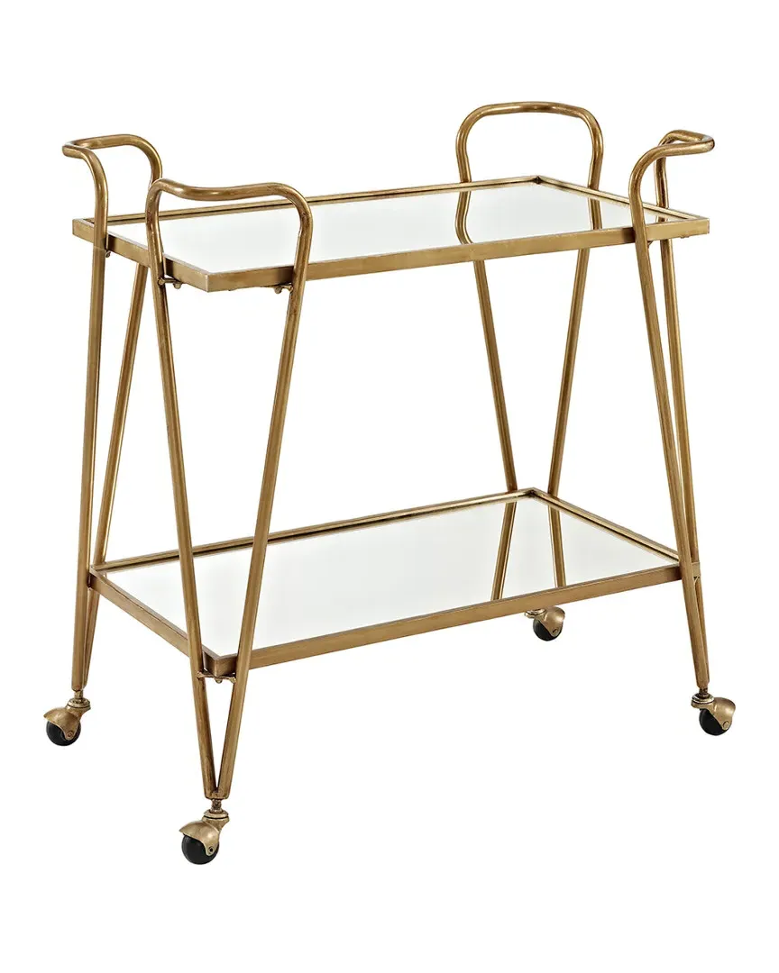 Mid-Century Bar Cart - Gold