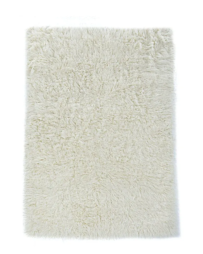 New Flokati 1400Gr Area Rug - Beige, Wool image