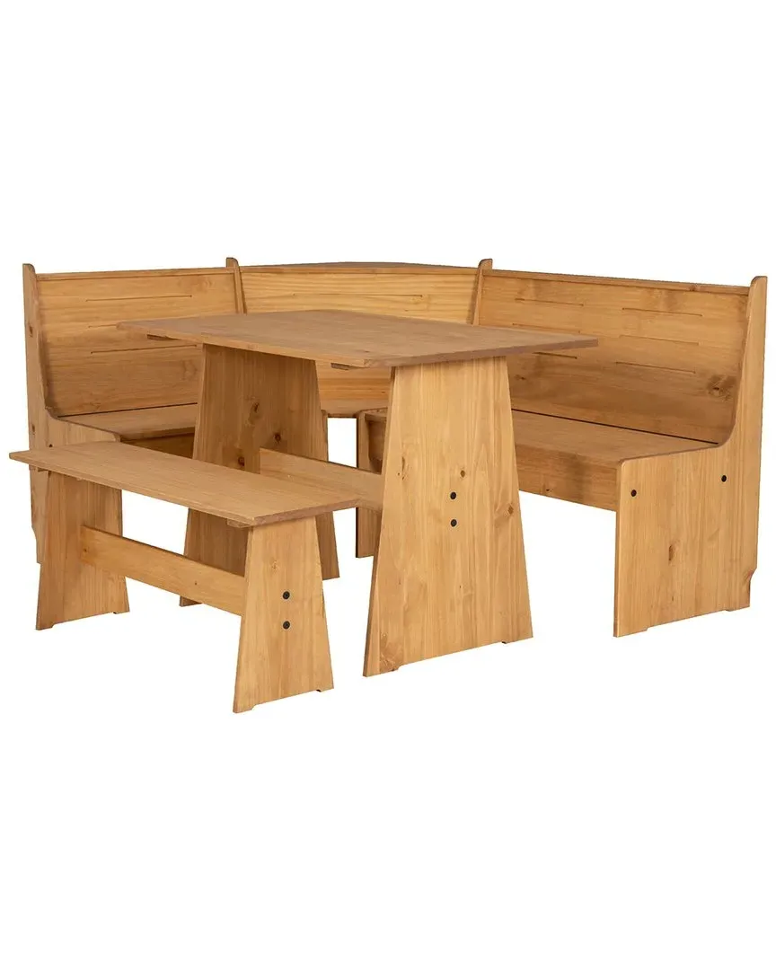 Nooks Corner Nook Set with Storage - Natural, Pine