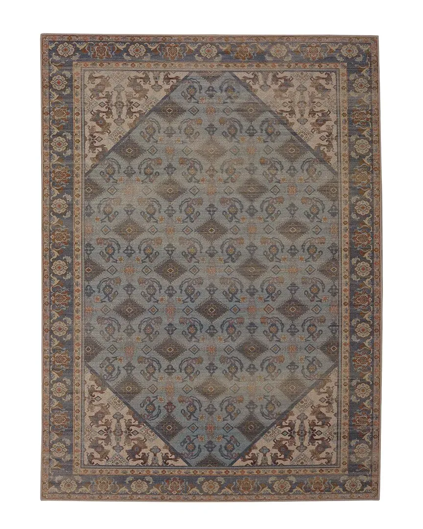 Oakland Wesley Polyester Rug - Blue