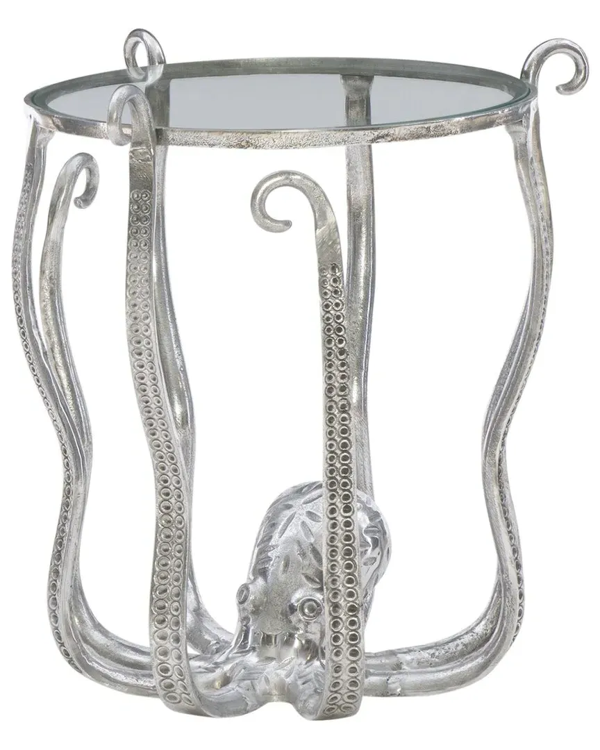 Octavia Octopus Side Table - Silver, Aluminum image