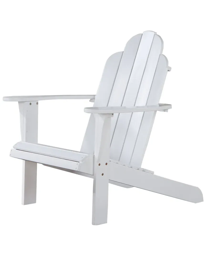 Outdoor Adirondack Chair - White, Acacia