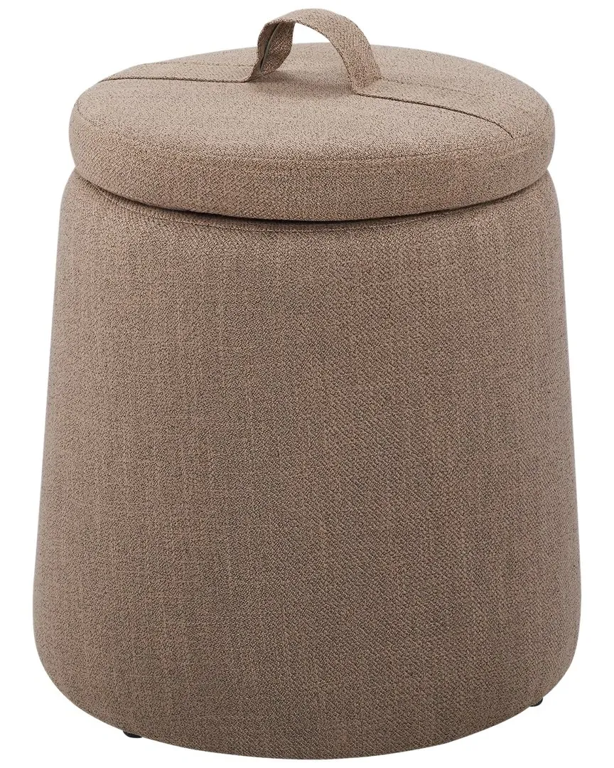 Patric Storage Ottoman - Light Brown image