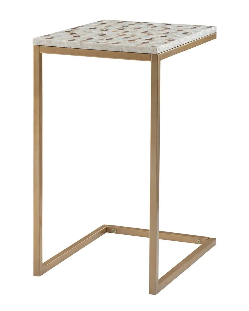 Priscille C-Table - Gold, Capiz Shell image