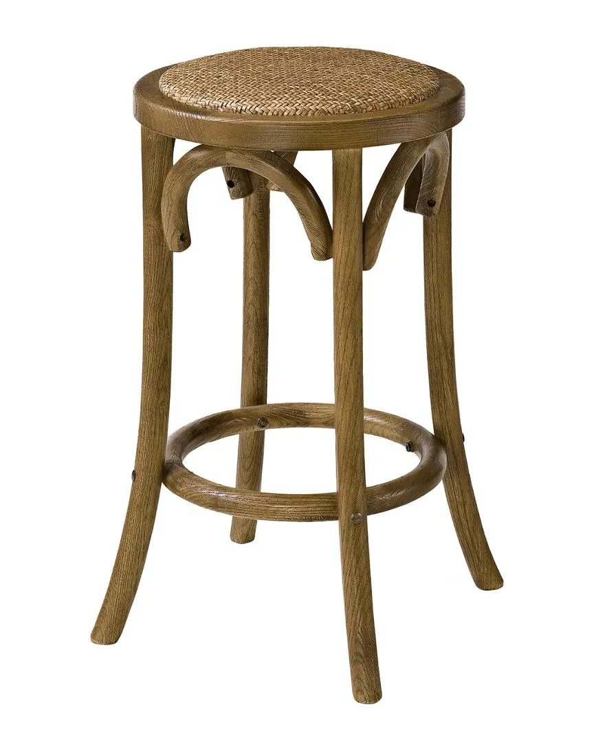 Rae Backless Bar Stool - Walnut