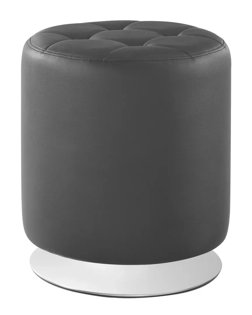 Saylor Swivel Ottoman - Black image