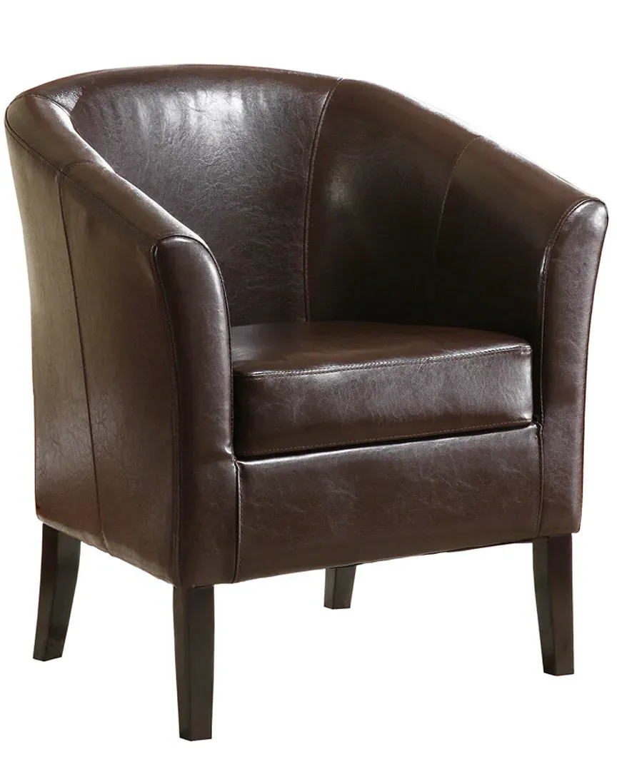 Simon Club Chair - Brown