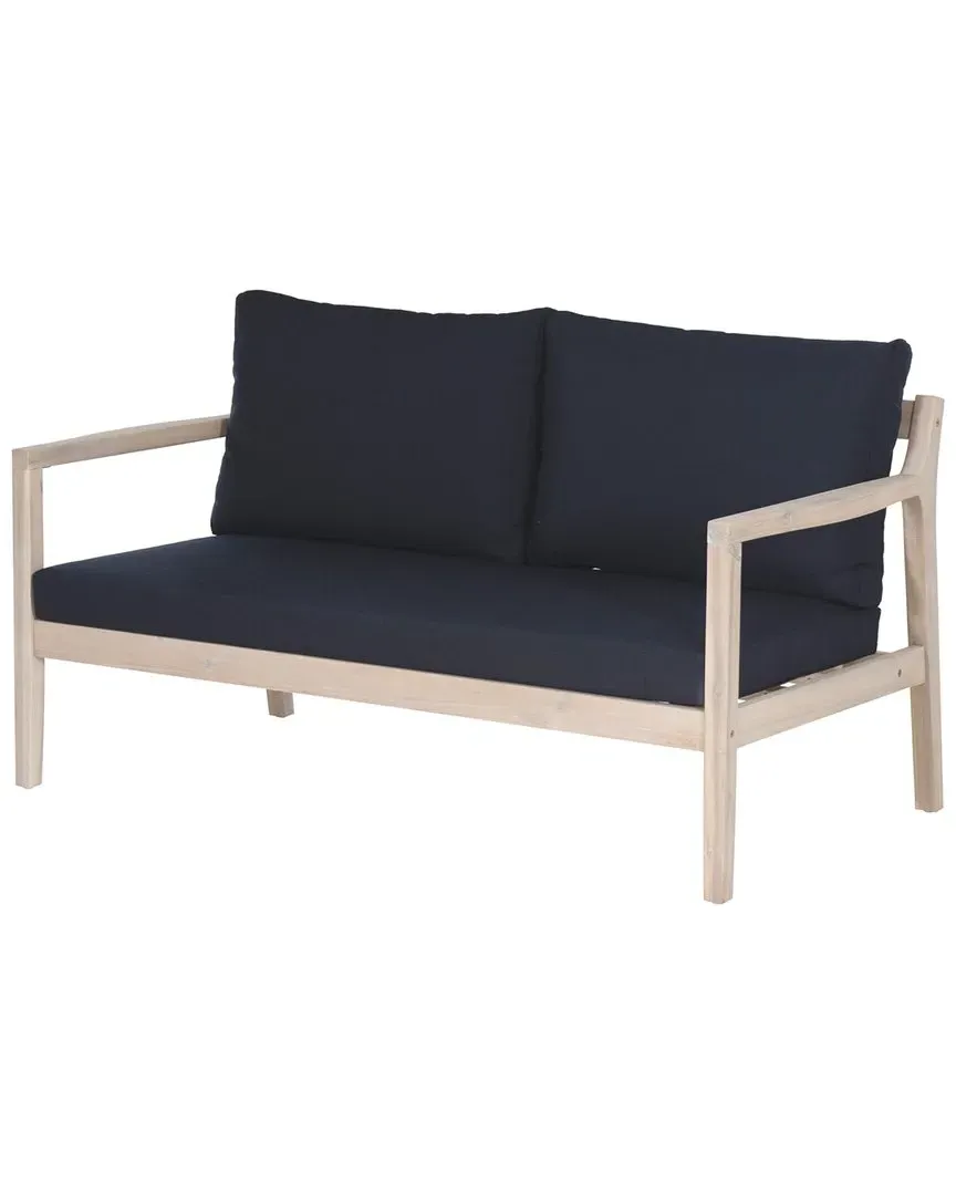 Svana Outdoor 2-Seater Sofa - Blue, Acacia image