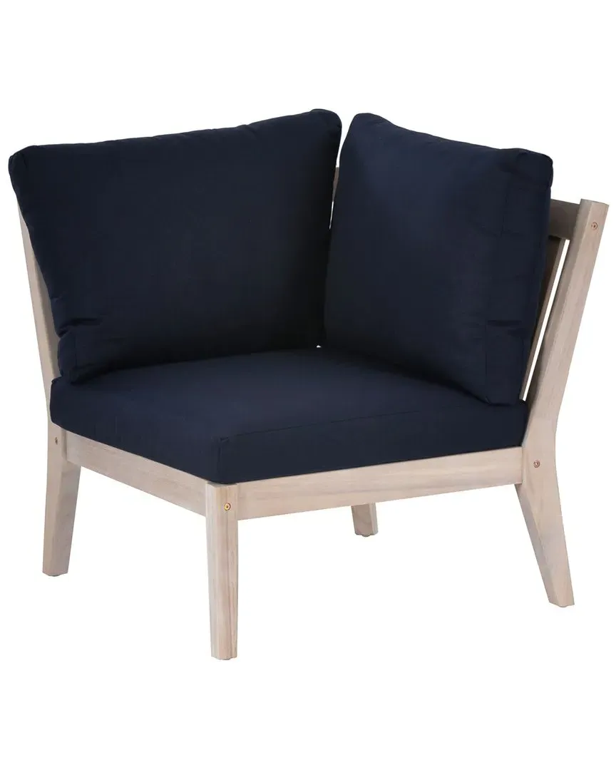 Svana Outdoor Corner Chair - Blue, Acacia image