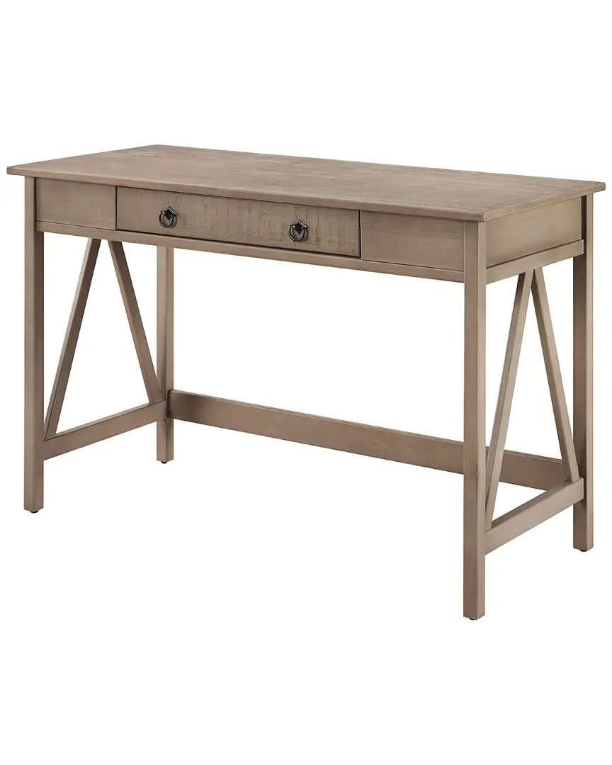 Titian 46in Pine Desk - Rustic Gray